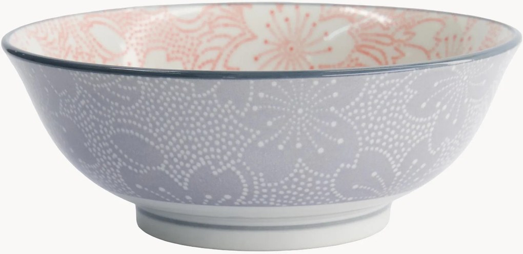 Porseleinen ramenkommen Sakura, 4-delig