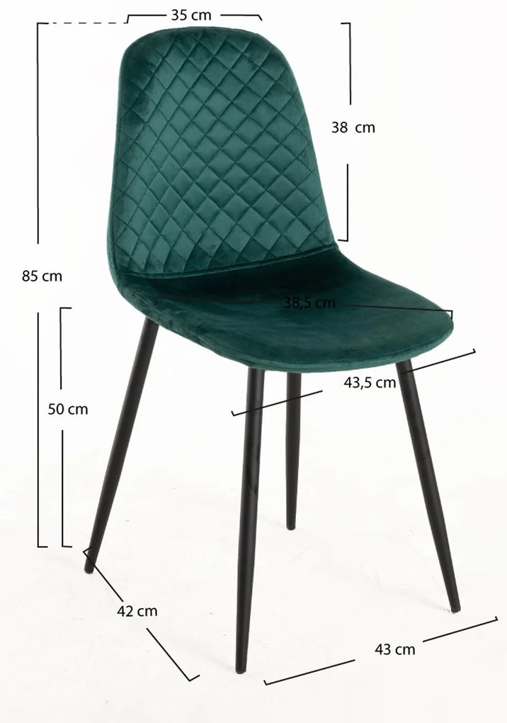 Pack 4 Stoelen Boide