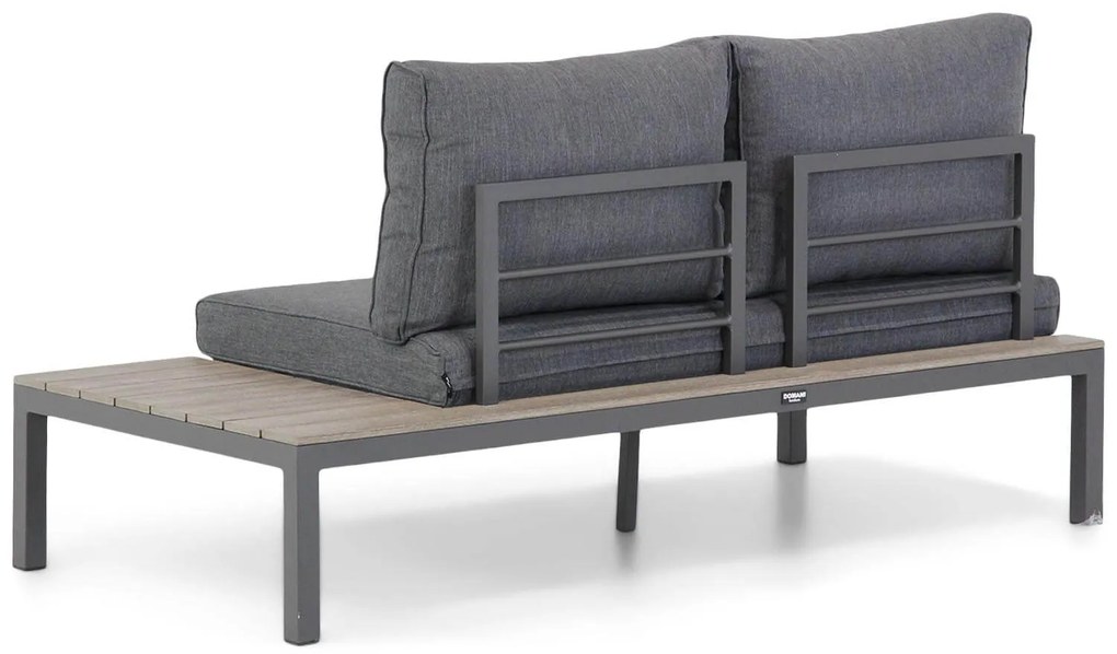 Hoek loungeset 5 personen Aluminium/polywood Grijs  Domani Furniture La Festa