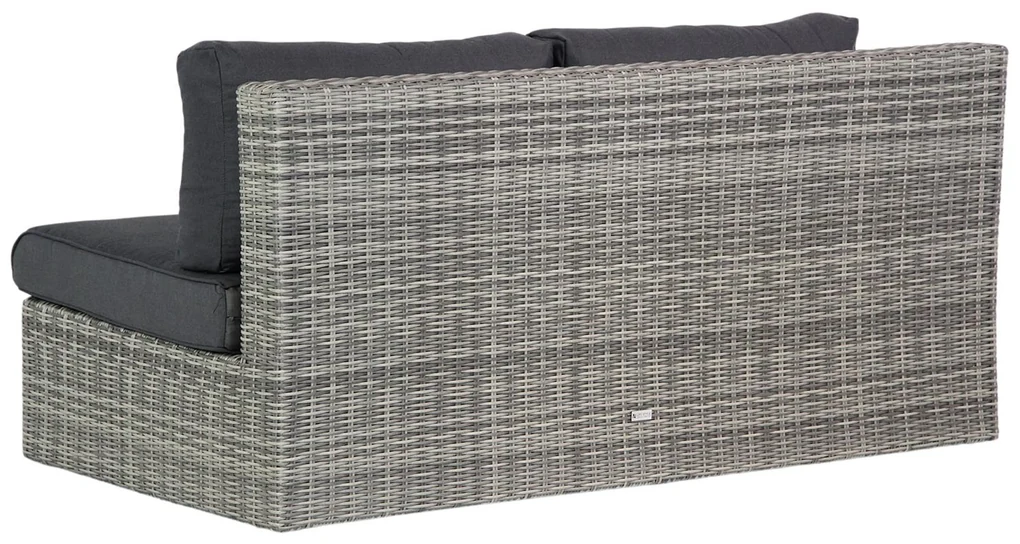 Dining Loungeset 5 personen Wicker Grijs Garden Collections Amico/Napoli