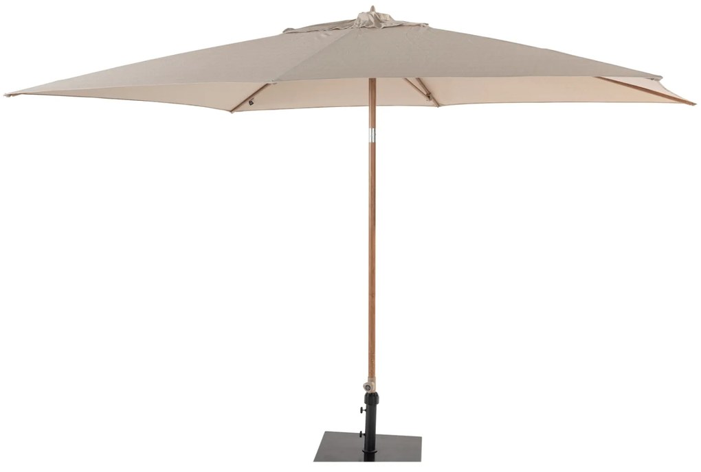4-Seasons Outdoor Azzurro stokparasol 200x300 cm - Woodlook/Sand