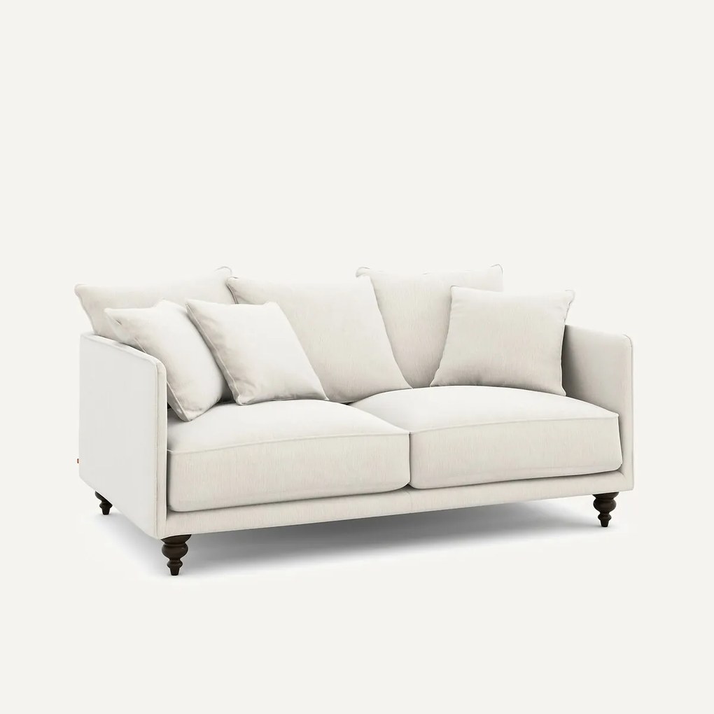 Compacte fluwelen chenille bank, Lazare