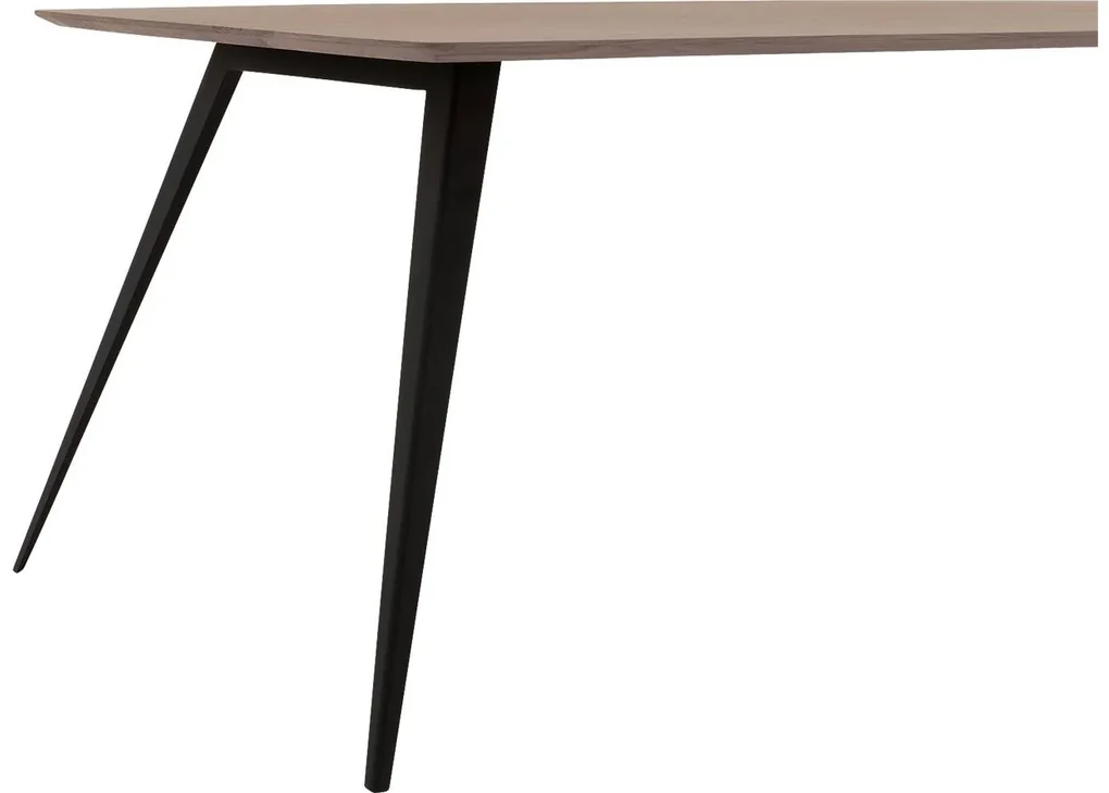 Goossens Excellent Eettafel Floyd, Semi rechthoekig 220 x 100 cm