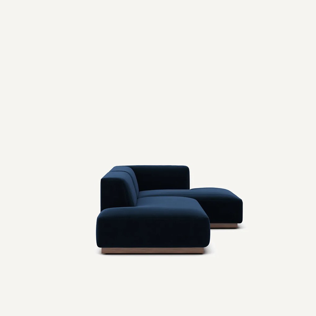 Rechter hoekbank in fluweel, Jacopo