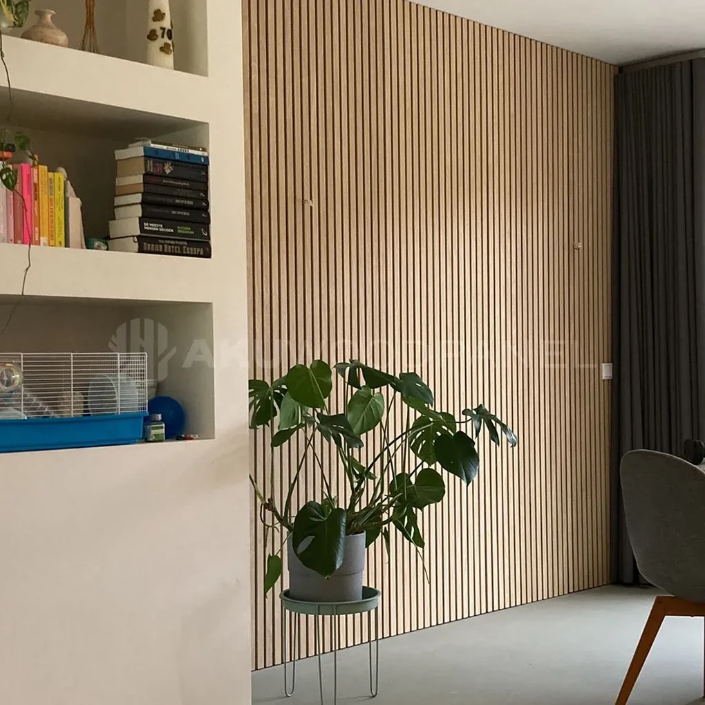 AkuPanel 240 cm Naturel Eiken - Akoestische panelen | BIANO
