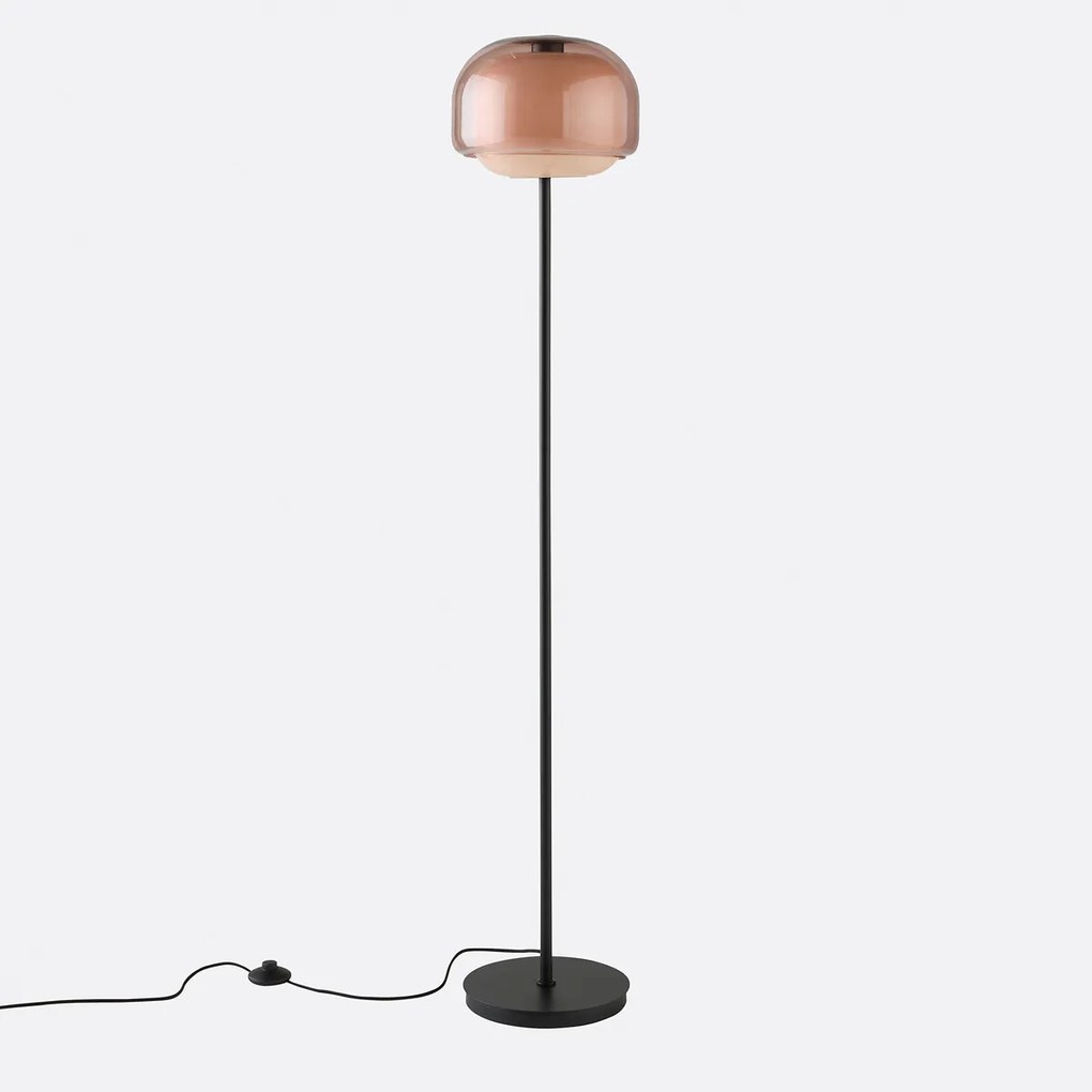 Vloerlamp van gekleurd glas, Kinoko