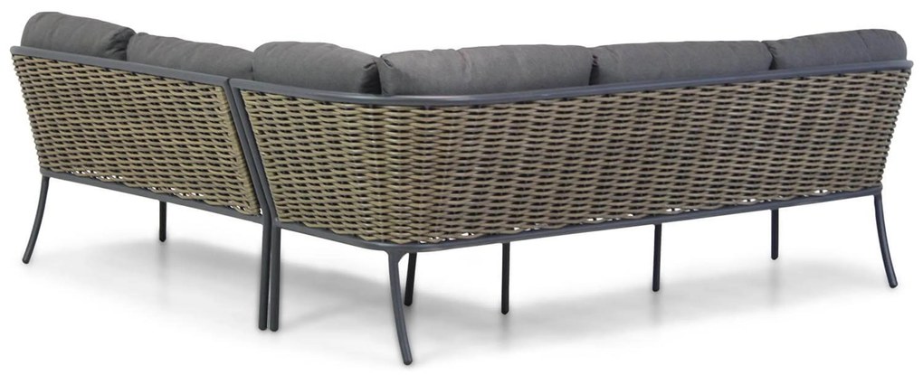 Hoek loungeset 5 personen Aluminium/wicker Grijs  Lifestyle Garden Furniture Enchante/Montana