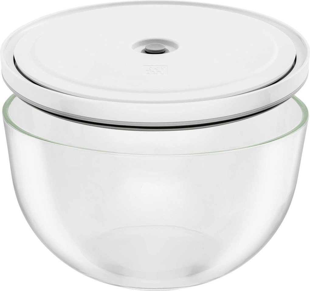 ZWILLING Fresh & Save BOWLS Vacuümkommen set S/M/L / 6-delig, Glas, transparant-wit - Fresh & Save BOWLS - ZWILLING