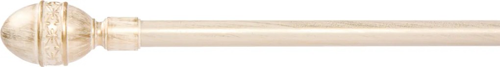 Gordijnroede MELLOW 160-300 cm wit goud