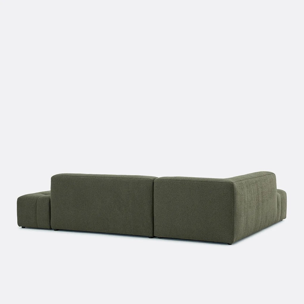 Hoekslaapbank links, fijne badstof, FANO