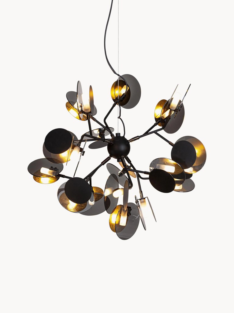 Grote LED hanglamp Turno met diffusorschijven