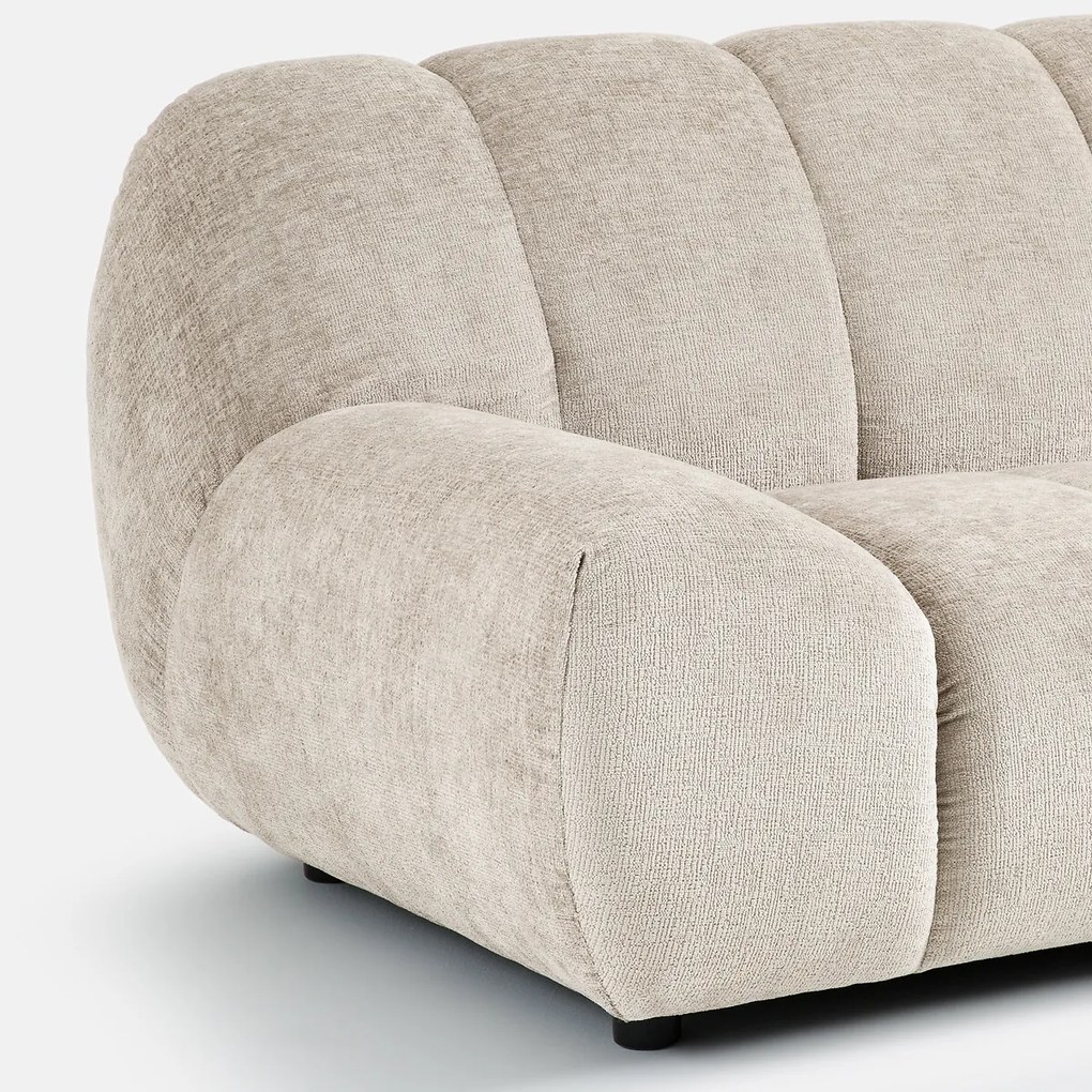 XL fauteuil, dik fluweel, Nuria
