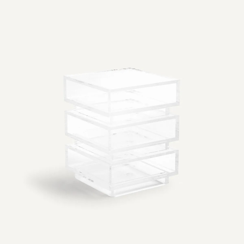 Bijzettafel in acryl, Akrili.