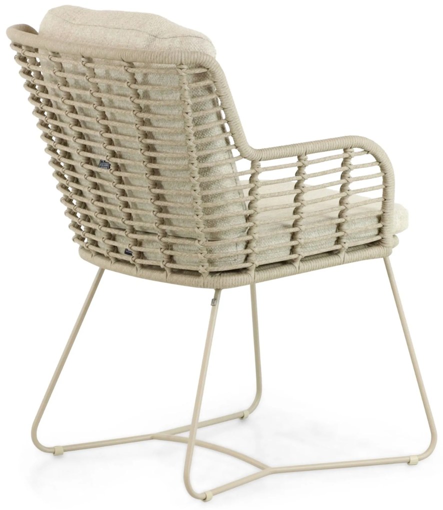 Tuinset 8 personen Aluminium/rope Taupe 4 Seasons Outdoor Fabrice/Leafline