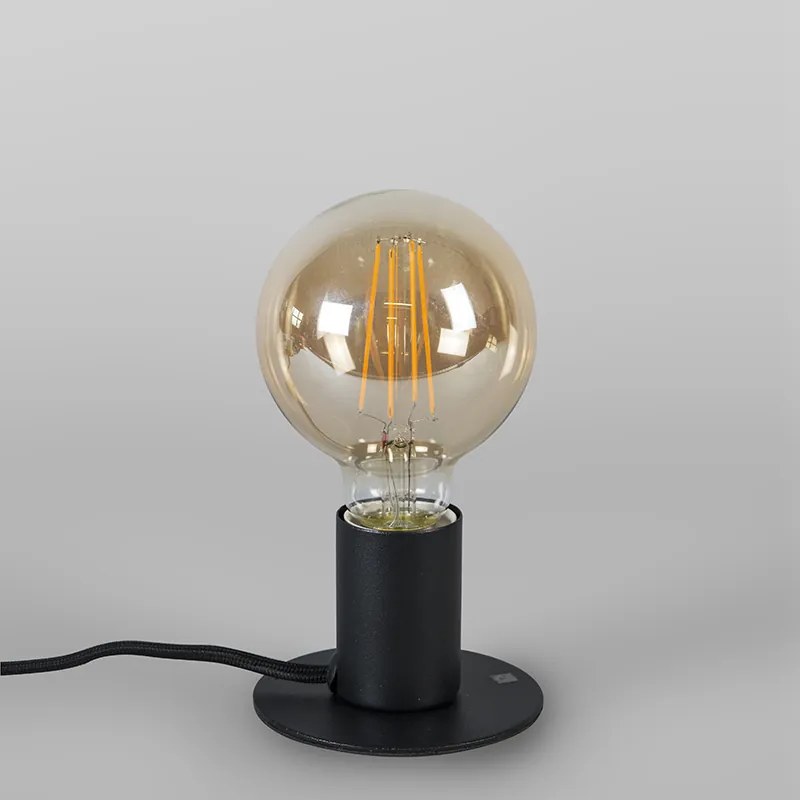 Moderne tafellamp zwart - Facil