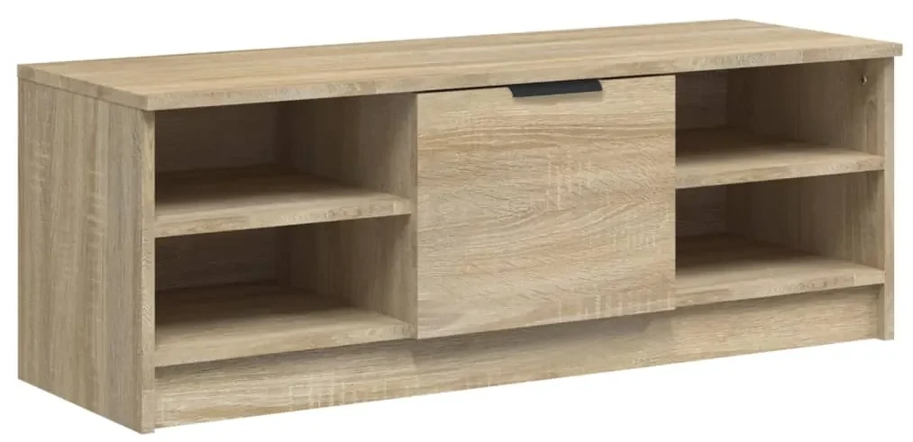 vidaXL Tv-meubel 102x35,5x36,5 cm bewerkt hout sonoma eikenkleurig