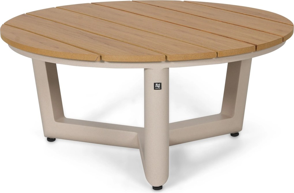 Stoel en Bank Loungeset 5 personen Aluminium Zand/Beige  Lifestyle Garden Furniture Melone