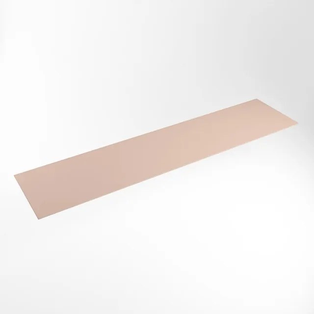 Mondiaz TOP 51 Topblad - 220x51x0.9cm - geschikt voor afdekplaat - Solid surface - Rosee XIM49898Rosee