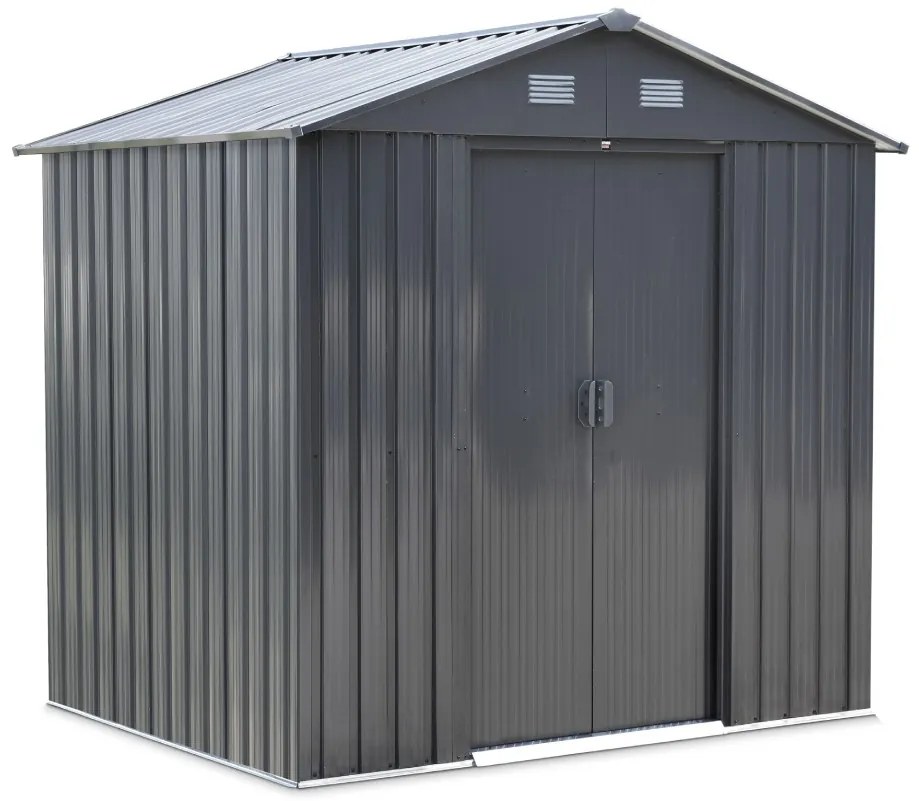 Metalen gereedschapshuis Helsinki 1,9 x 1,3 m Store Boss antraciet