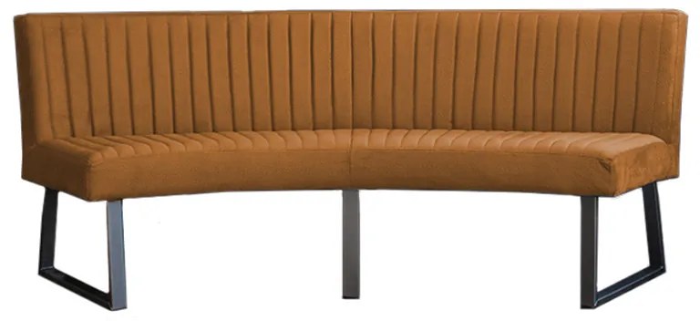 Eetkamerbank - Hengelo - stof Element bruin 07 - geschikt voor ovale tafel 200 cm