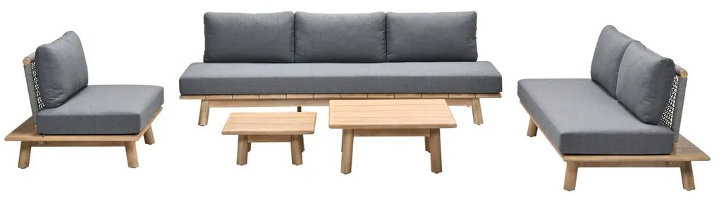 Garden Impressions San Namut loungetafels acacia white wash - set van 2