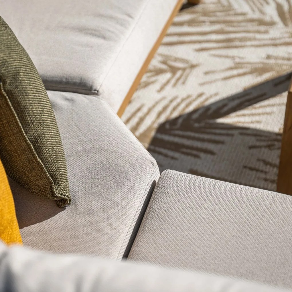 Garden Impressions Ariane hoek loungeset 4-delig - light teak look