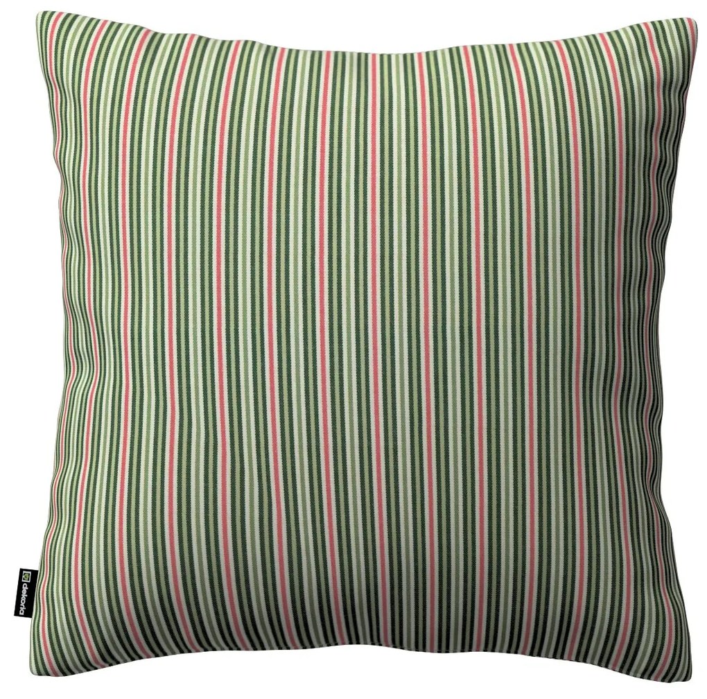 Dekoria Kussenhoes Kinga, rood-groen 50 x 50 cm