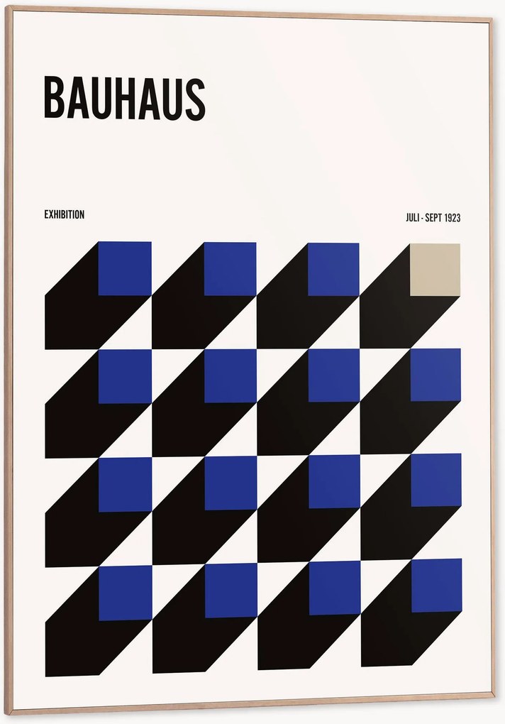 Ingelijste digitale print Bauhaus