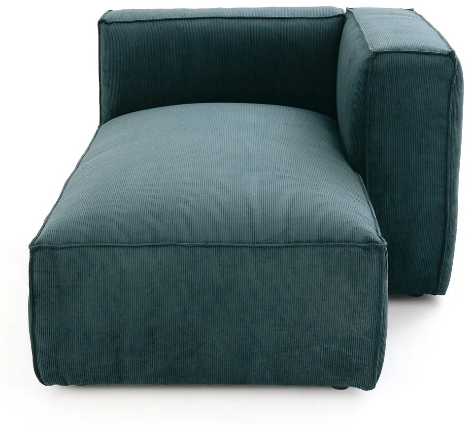 Omvormbare longchair geribd fluweel, Seven