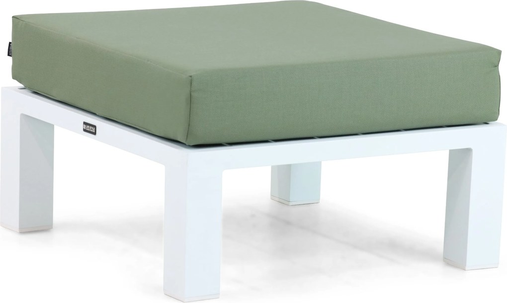 Hoek loungeset 6 personen Aluminium Wit Lifestyle Garden Furniture Luca