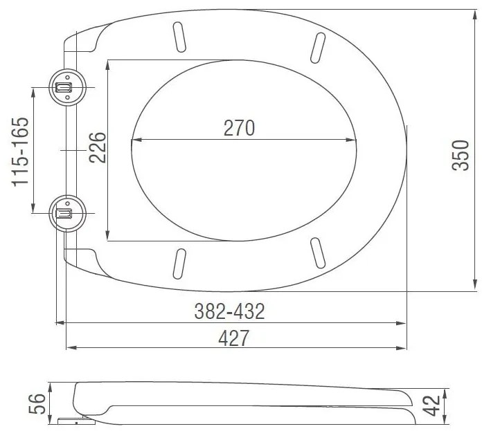 Mueller Menor Soft-Close toiletzitting+deksel wit