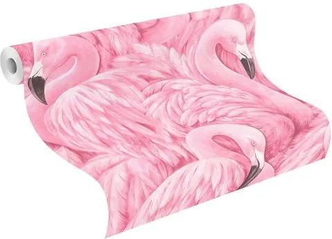 Behang, Rasch, »Lucy in the Sky Flamingo«