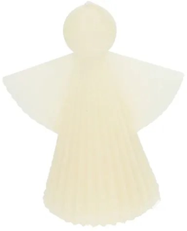 Kaars engel, offwhite, klein, 10 cm