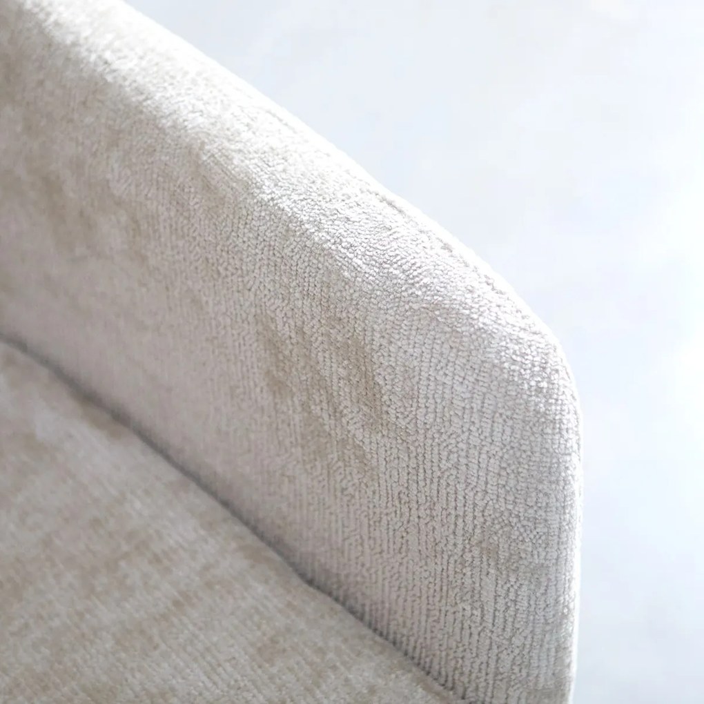 Beige Eetkamerstoel Met Armleuningen