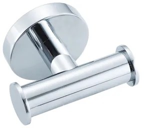 Fortifura Calvi Handdoekhaak - rond - dubbel - chroom Double_Towelhook_CHR