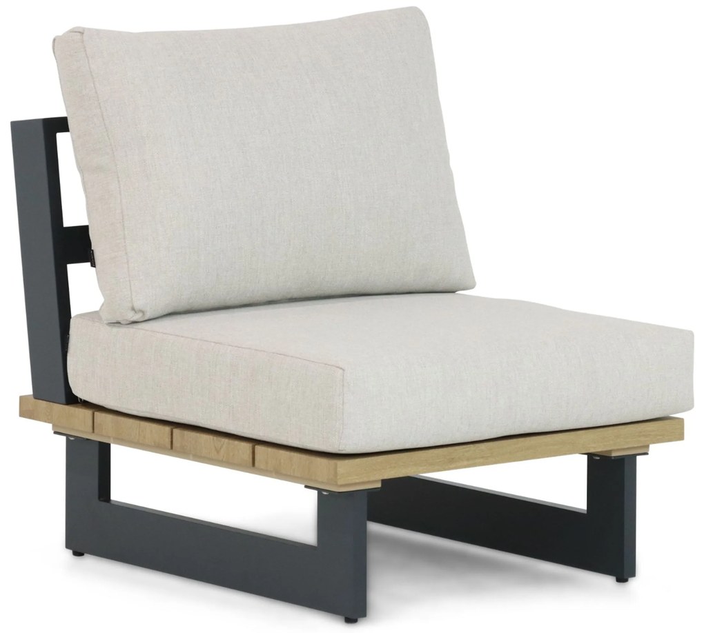 Hoek loungeset 6 personen Aluminium Grijs Lifestyle Garden Furniture Azzurro