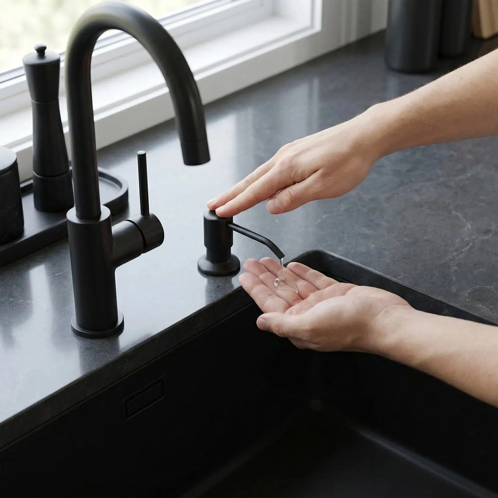 Rea vloeistofdispenser LON Black