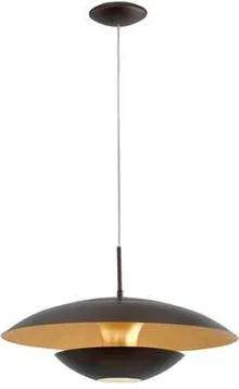 Nuvano Hanglamp 1-lichts Bruin Goud - 48 cm