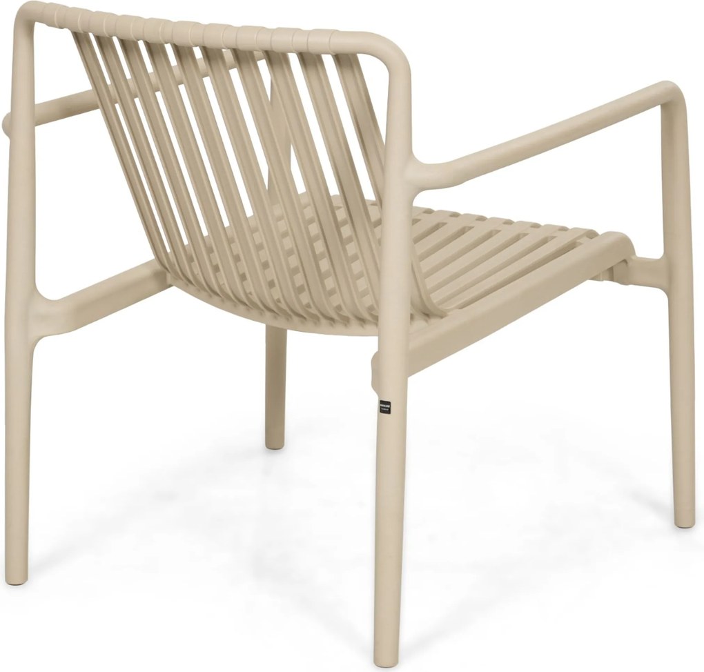 Tuinstoel Kunststof Zand/Beige Domani Furniture Alba  loft