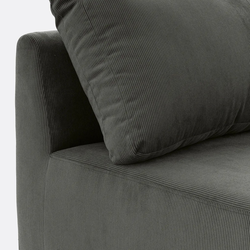 Modulaire bank geribd fluweel, Monica