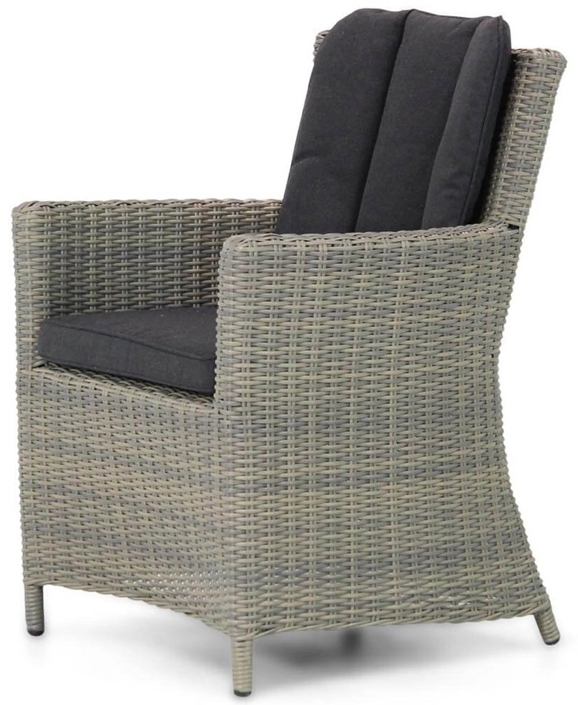 Tuinset 6 personen 240 cm Wicker Taupe Garden Collections Venerdi/Boston