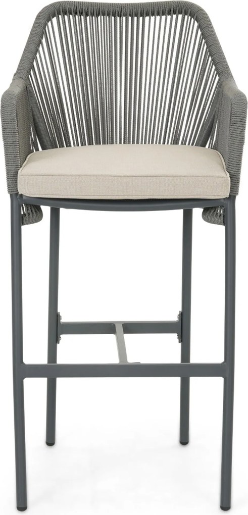 Barset 4 personen 150 cm Rope Grijs De Laan Projects