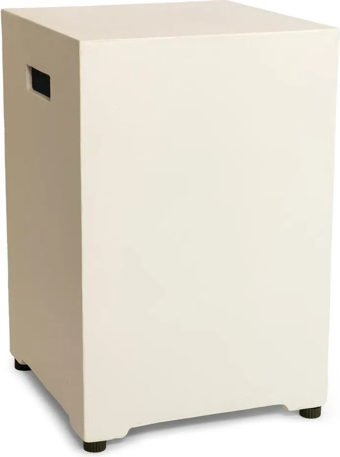 Happy Cocooning Enclosure Square Bijzettafel - Oyster Beige - 40 x 40 x 55 cm - Composiet
