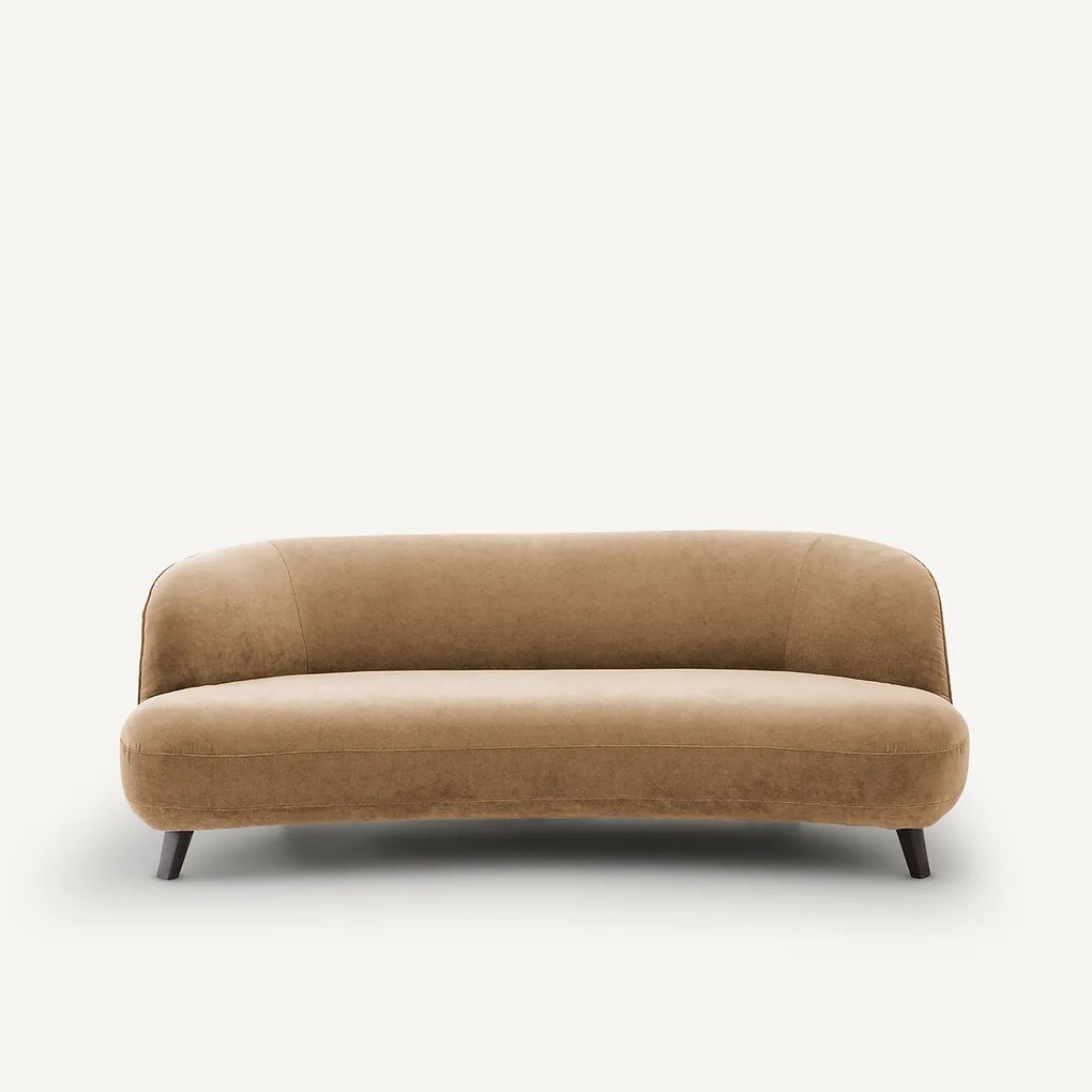 3-zitsbank, stonewashed fluweel, Rosebury, design E. Gallina