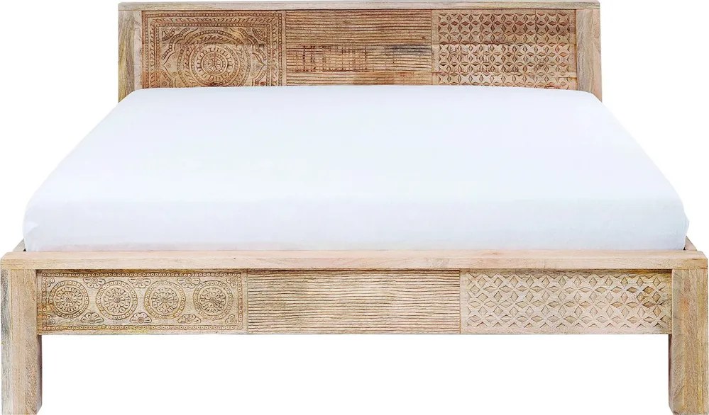 Bed Masssief Mangohout 180 Cm