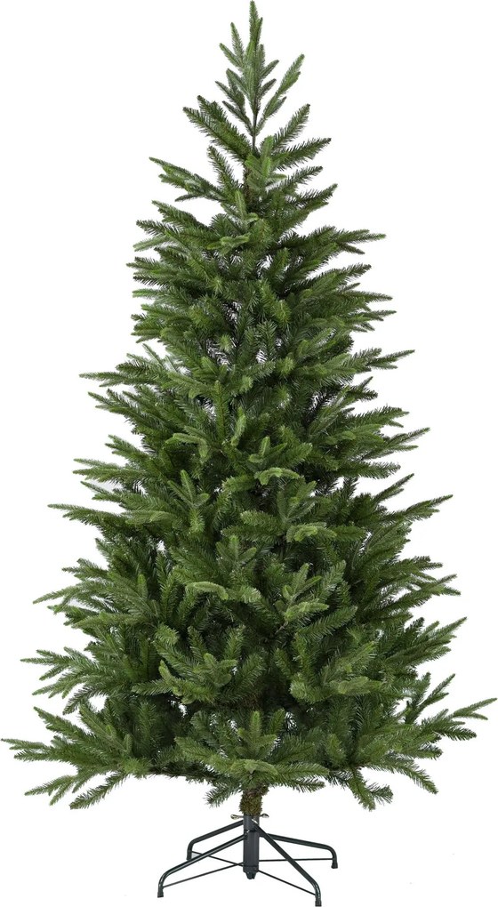Minnesota Hinged kunstkerstboom -  274 cm - Donkergroen - Diameter 152 cm - 2448 tips - Metalen voet