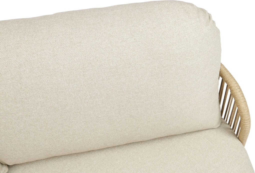 Stoel en Bank Loungeset 5 personen Rope Zand/Beige Coco Amici/Tivano