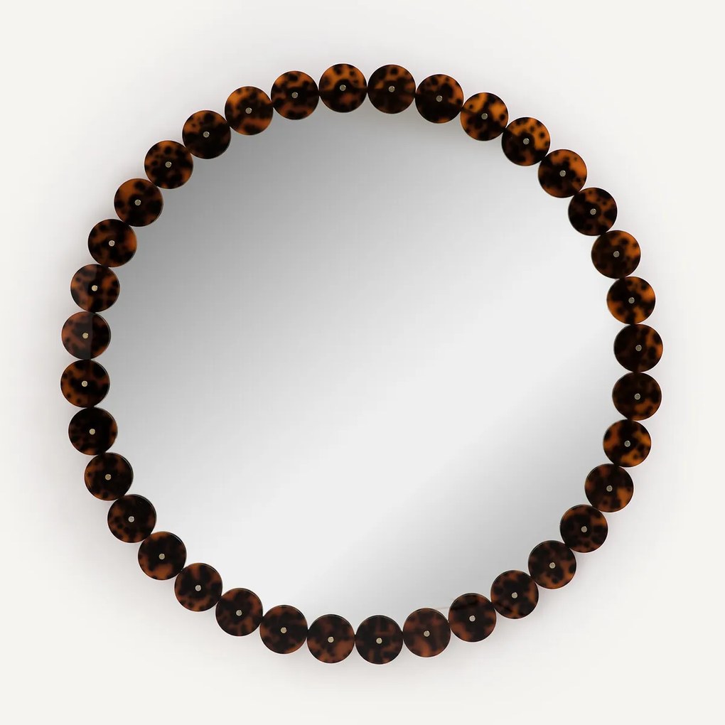 Ronde spiegel van hars diameter 100 cm, Kioo
