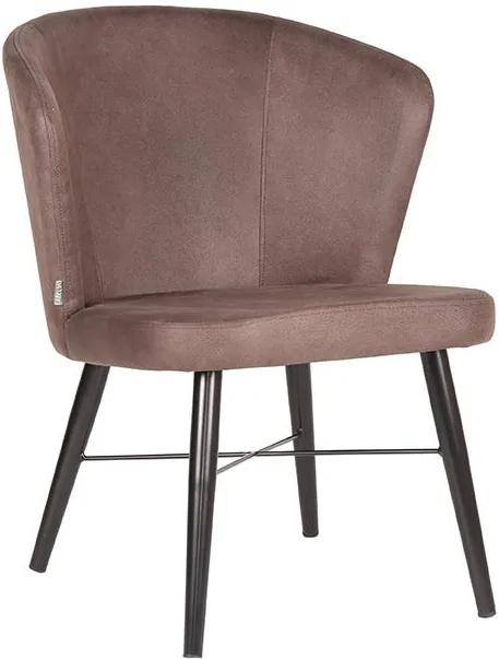 LABEL 51 | Fauteuil Wave breedte 64 cm x hoogte 79 cm x diepte 68 cm grijs fauteuils microfiber meubels stoelen & fauteuils