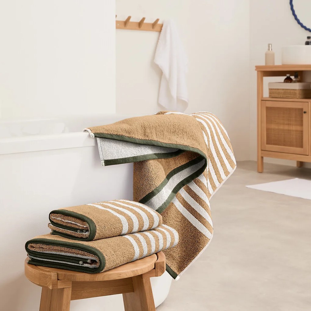Gestreept maxi badlaken 500 g/m², Calanques